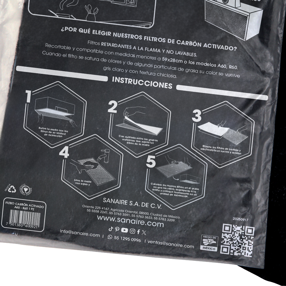 Filtro para A-60 Carbón Activado - Image 4