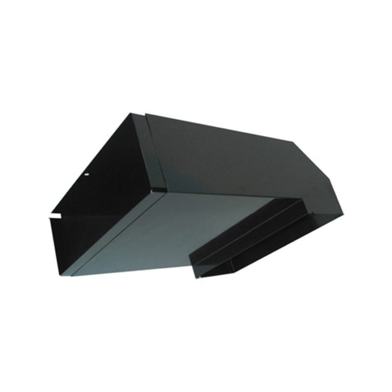 Ductos rectangulares para campanas tipo axial y doble turbina de 9.5 x 25.5 cm