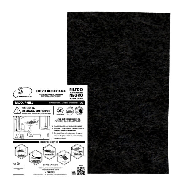 Filtro para Phill (AX y DT) Carbón Activado