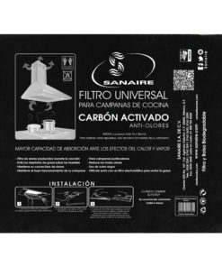 Repuesto Campana Extractora Challenger Filtro Carbon