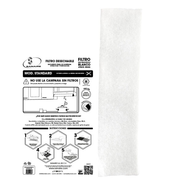 FILTROS PARA CAMPANA STANDARD AXR-FM